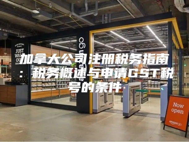 加拿大公司注册税务指南：税务概述与申请GST税号的条件