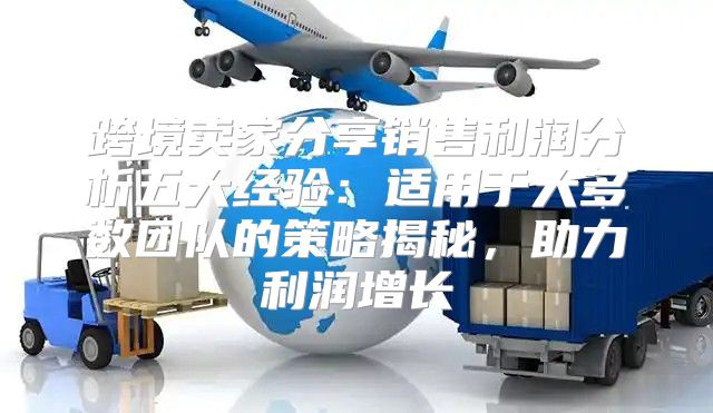 跨境卖家分享销售利润分析五大经验：适用于大多数团队的策略揭秘，助力利润增长