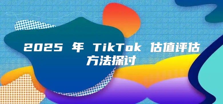 2025 年 TikTok 估值评估方法探讨