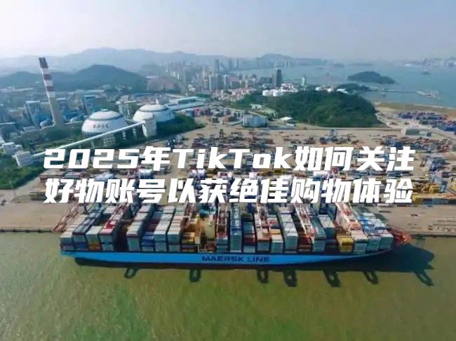 2025年TikTok如何关注好物账号以获绝佳购物体验