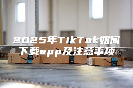 2025年TikTok如何下载app及注意事项