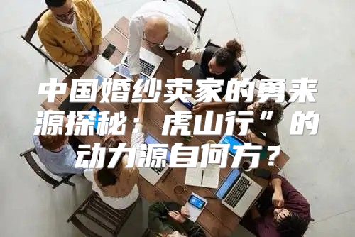 中国婚纱卖家的勇来源探秘：虎山行”的动力源自何方？