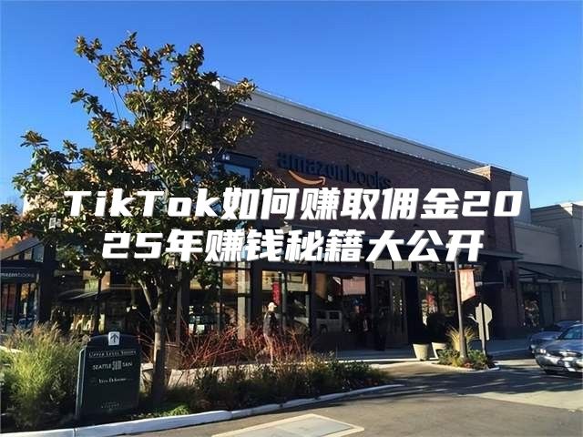 TikTok如何赚取佣金2025年赚钱秘籍大公开