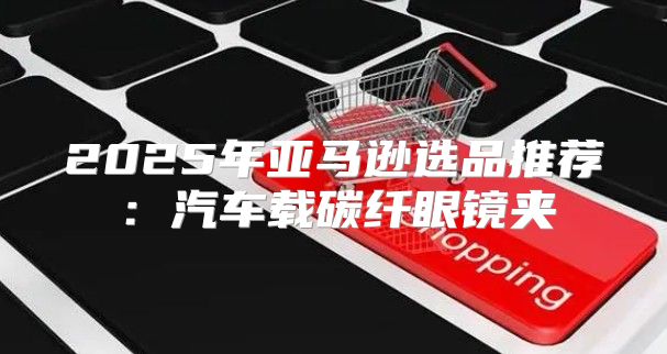 2025年亚马逊选品推荐：汽车载碳纤眼镜夹