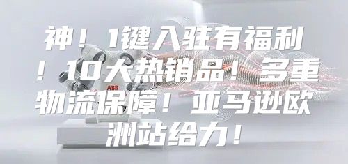神！1键入驻有福利！10大热销品！多重物流保障！亚马逊欧洲站给力！
