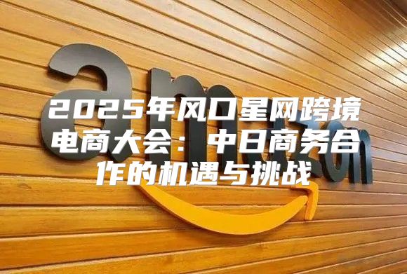 2025年风口星网跨境电商大会：中日商务合作的机遇与挑战