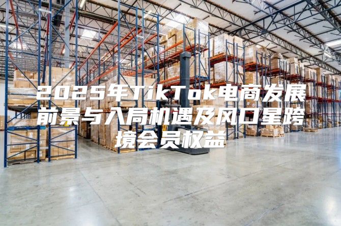 2025年TikTok电商发展前景与入局机遇及风口星跨境会员权益