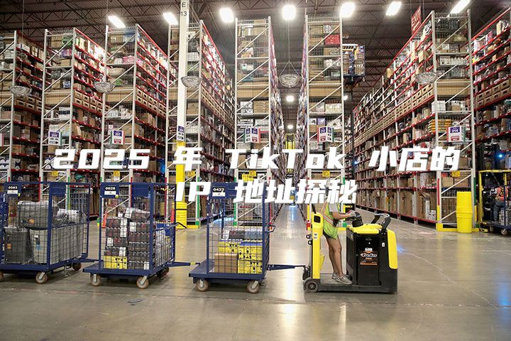2025 年 TikTok 小店的 IP 地址探秘