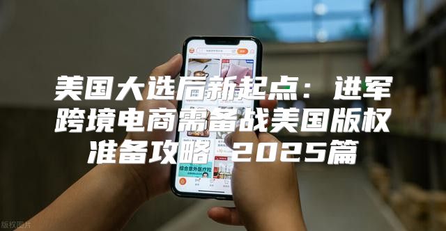 美国大选后新起点：进军跨境电商需备战美国版权准备攻略 2025篇