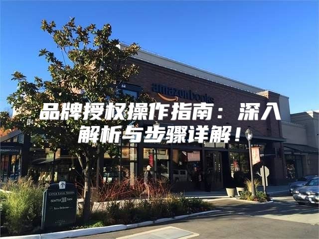 品牌授权操作指南：深入解析与步骤详解！