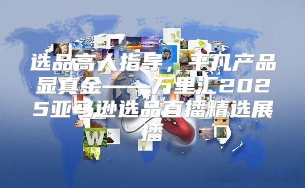 选品高人指导，平凡产品显真金——万里汇2025亚马逊选品直播精选展播