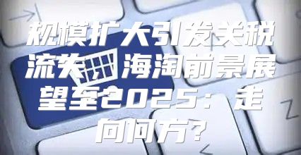 规模扩大引发关税流失，海淘前景展望至2025走向何方？