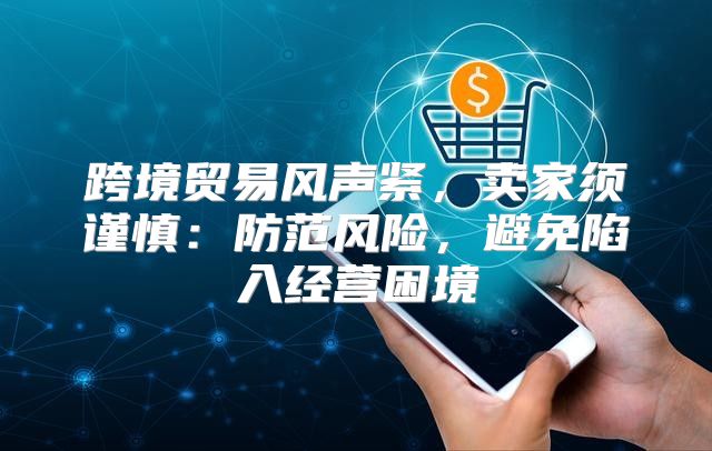跨境贸易风声紧，卖家须谨慎：防范风险，避免陷入经营困境