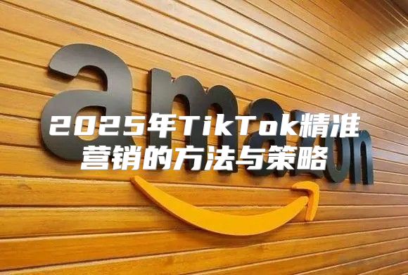 2025年TikTok精准营销的方法与策略