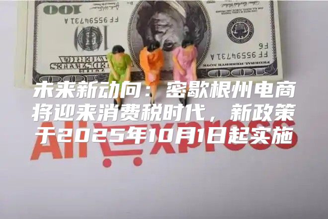 未来新动向：密歇根州电商将迎来消费税时代，新政策于2025年10月1日起实施
