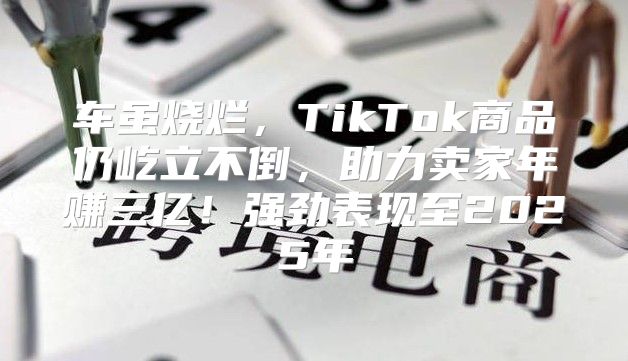 车虽烧烂，TikTok商品仍屹立不倒，助力卖家年赚三亿！强劲表现至2025年