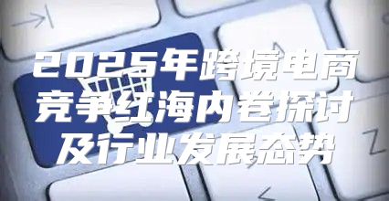 2025年跨境电商竞争红海内卷探讨及行业发展态势