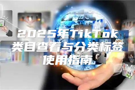 2025年TikTok类目查看与分类标签使用指南