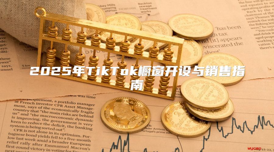 2025年TikTok橱窗开设与销售指南