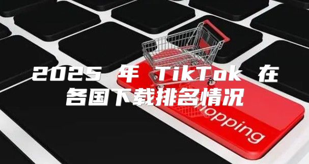2025 年 TikTok 在各国下载排名情况