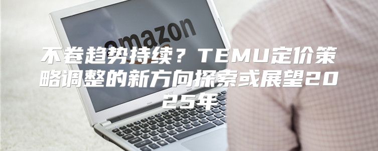 不卷趋势持续？TEMU定价策略调整的新方向探索或展望2025年