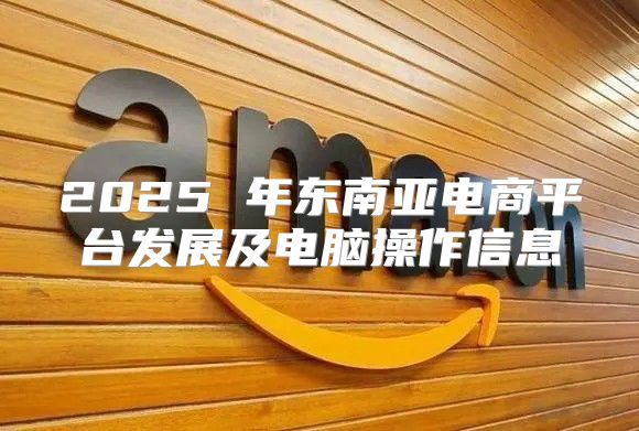 2025 年东南亚电商平台发展及电脑操作信息