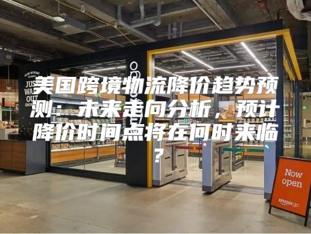 美国跨境物流降价趋势预测：未来走向分析，预计降价时间点将在何时来临？