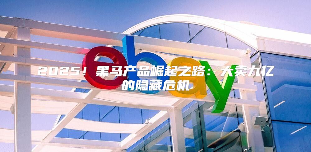 2025！黑马产品崛起之路：大卖九亿的隐藏危机