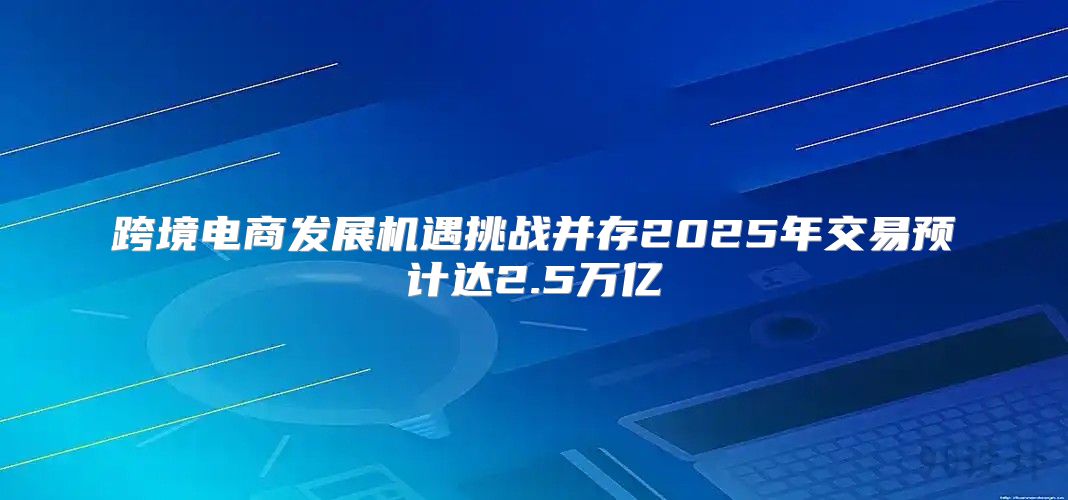 跨境电商发展机遇挑战并存2025年交易预计达2.5万亿