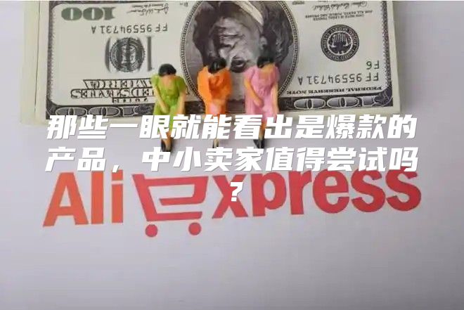 那些一眼就能看出是爆款的产品，中小卖家值得尝试吗？
