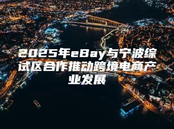 2025年eBay与宁波综试区合作推动跨境电商产业发展