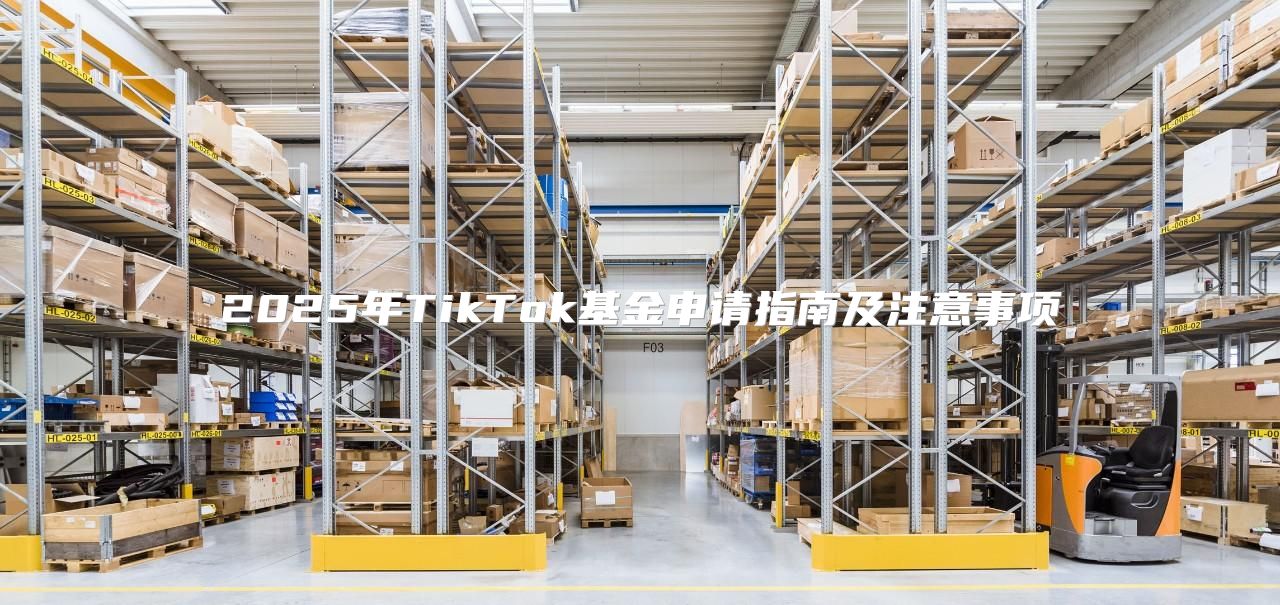 2025年TikTok基金申请指南及注意事项
