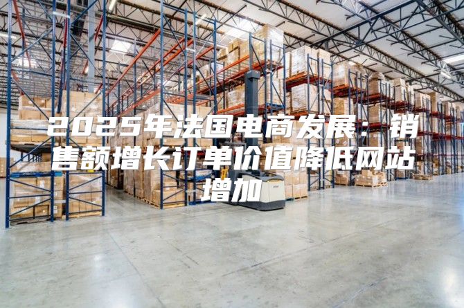 2025年法国电商发展：销售额增长订单价值降低网站增加
