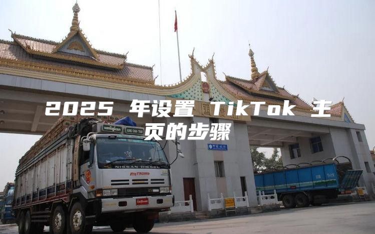 2025 年设置 TikTok 主页的步骤