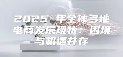 2025 年全球多地电商发展现状：困境与机遇并存