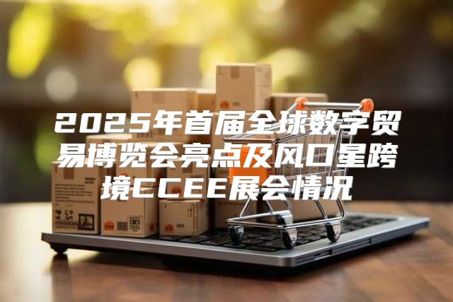 2025年首届全球数字贸易博览会亮点及风口星跨境CCEE展会情况