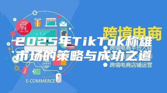 2025年TikTok称雄市场的策略与成功之道