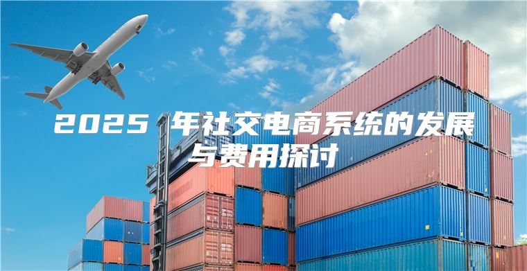 2025 年社交电商系统的发展与费用探讨