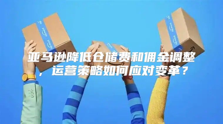 亚马逊降低仓储费和佣金调整，运营策略如何应对变革？