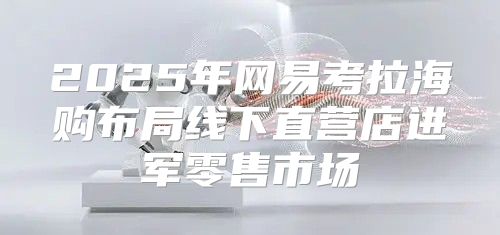 2025年网易考拉海购布局线下直营店进军零售市场