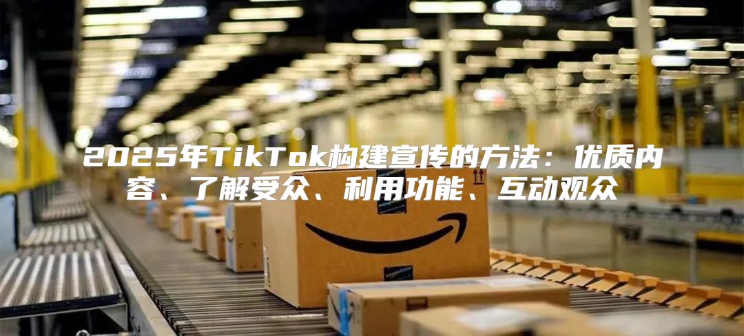 2025年TikTok构建宣传的方法：优质内容、了解受众、利用功能、互动观众