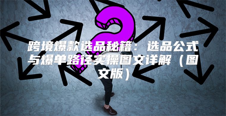 跨境爆款选品秘籍：选品公式与爆单路径实操图文详解图文版