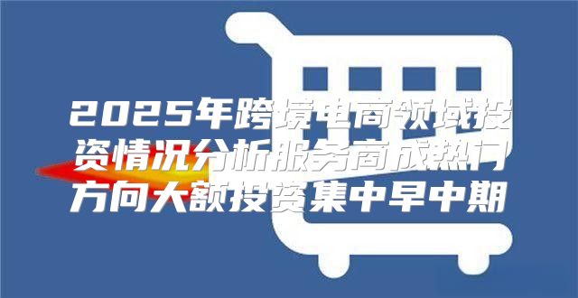2025年跨境电商领域投资情况分析服务商成热门方向大额投资集中早中期