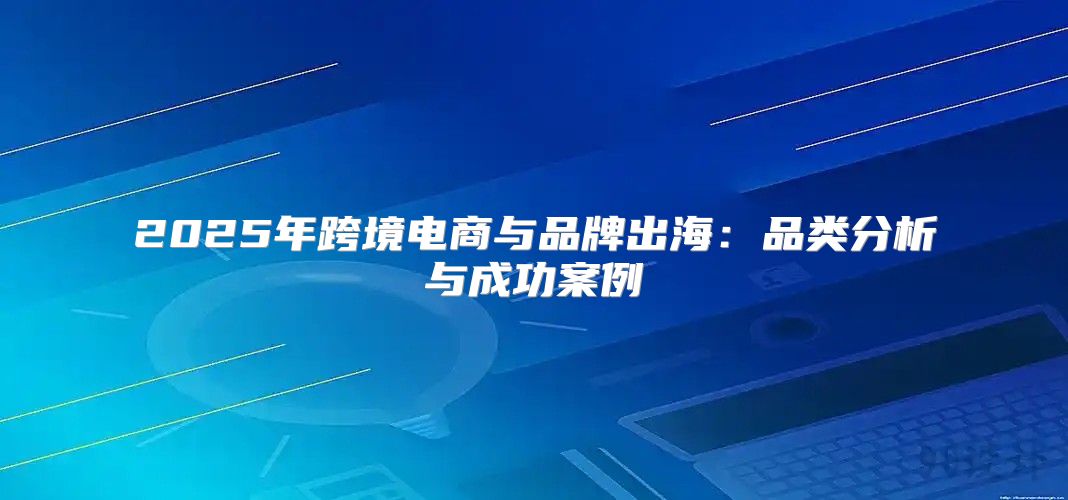 2025年跨境电商与品牌出海：品类分析与成功案例