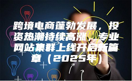 跨境电商蓬勃发展，投资热潮持续高涨，专业网站集群上线开启新篇章2025年