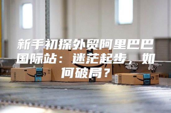 新手初探外贸阿里巴巴国际站：迷茫起步，如何破局？