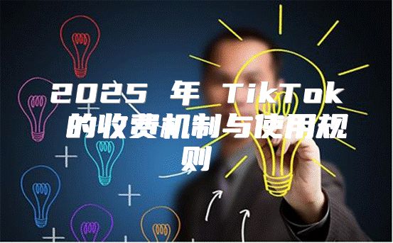 2025 年 TikTok 的收费机制与使用规则