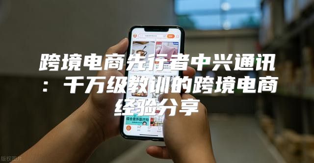 跨境电商先行者中兴通讯：千万级教训的跨境电商经验分享