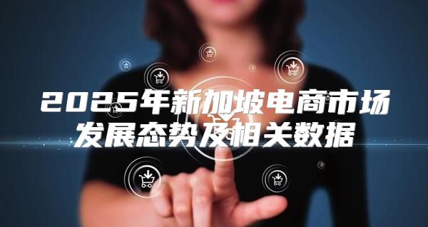 2025年新加坡电商市场发展态势及相关数据