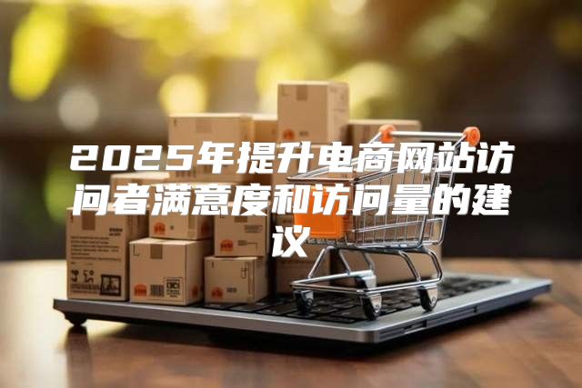 2025年提升电商网站访问者满意度和访问量的建议